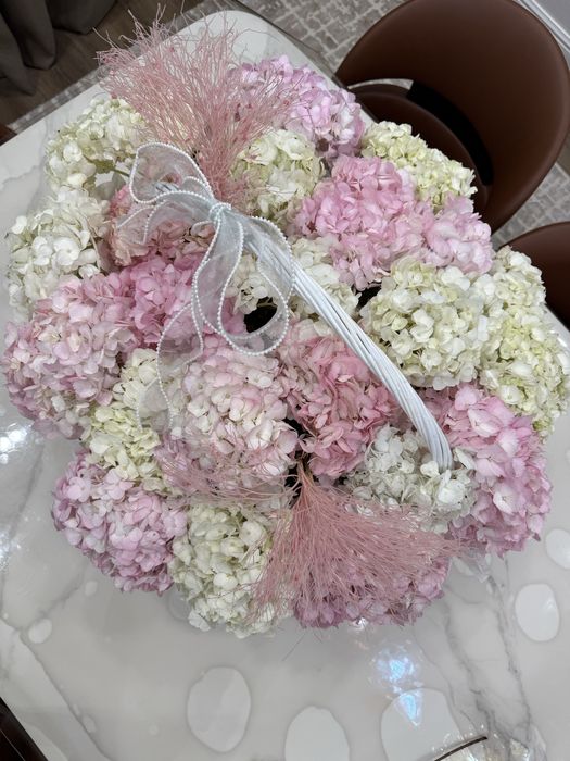 Большая корзина цветы