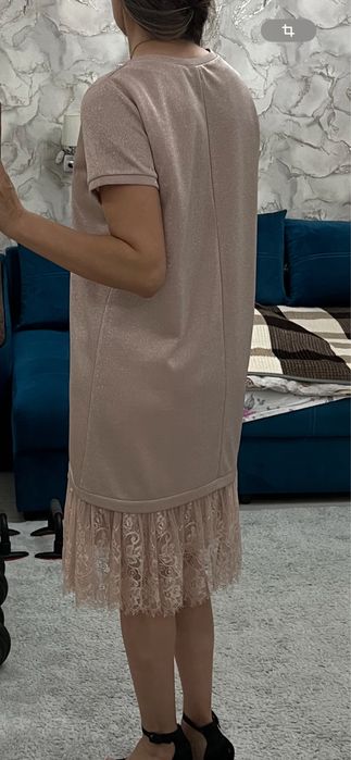 Красивое Платье цвет пудра