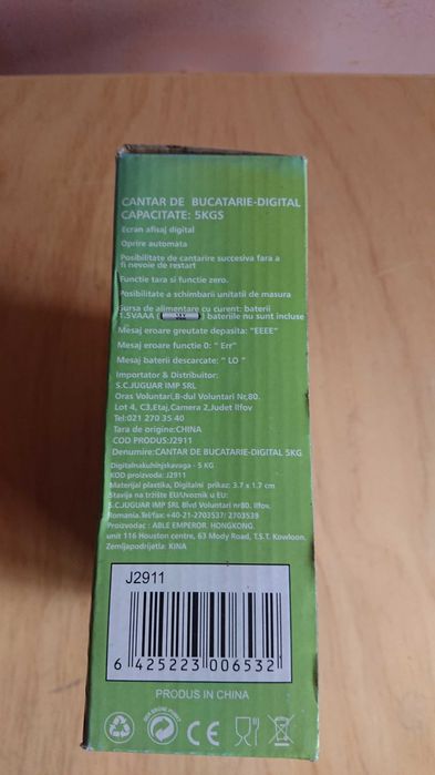 Cantar de bucatarie digital 5 kg
