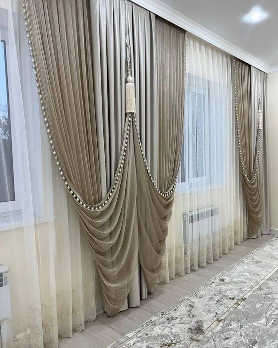 Zamonaviy elita uslubida pardalar tikaman.