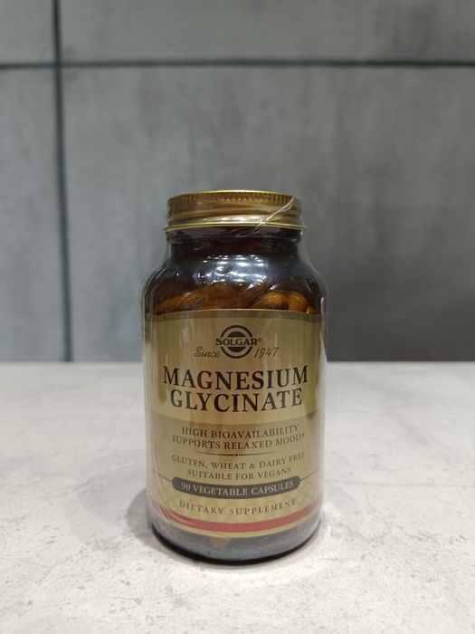 Solgar magnesium glycinate 90 vegetable capsules