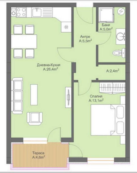 Продава се Тристаен апартамент в Велинград - 99 кв.м за 485 €/кв.м - Снимка #3