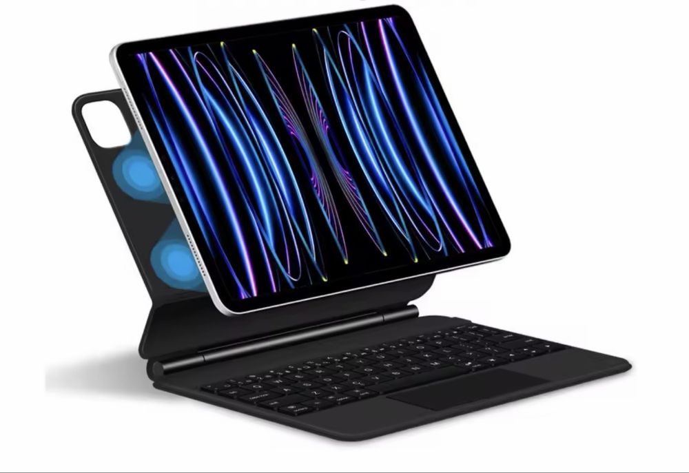 Magic Keyboard Touchpad iPad Pro 11 inch M1 M2 M3 M4 M5 Black Negru English Layout