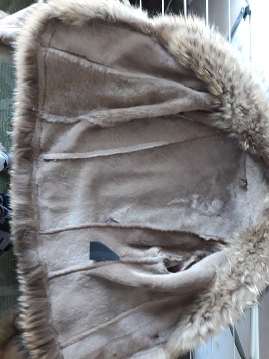 Дамски кожух , естествена кожа