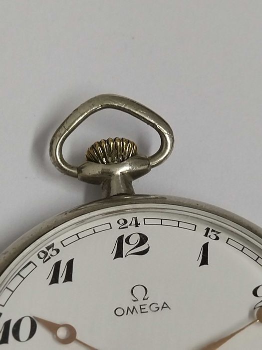 Ω OMEGA джобен часовник, стомана, идеален, много рядък