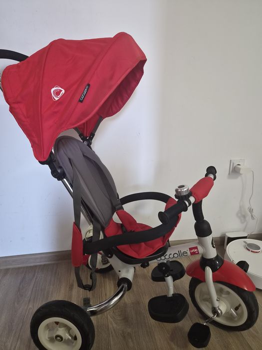 Tricicleta Coccolle Urbio Air + masinuta cu melodii si lumini