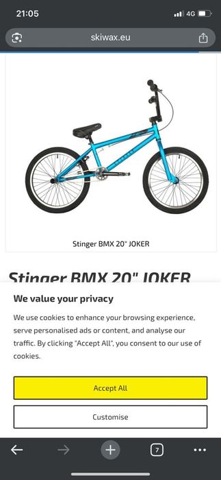 Продам велосипед BMX