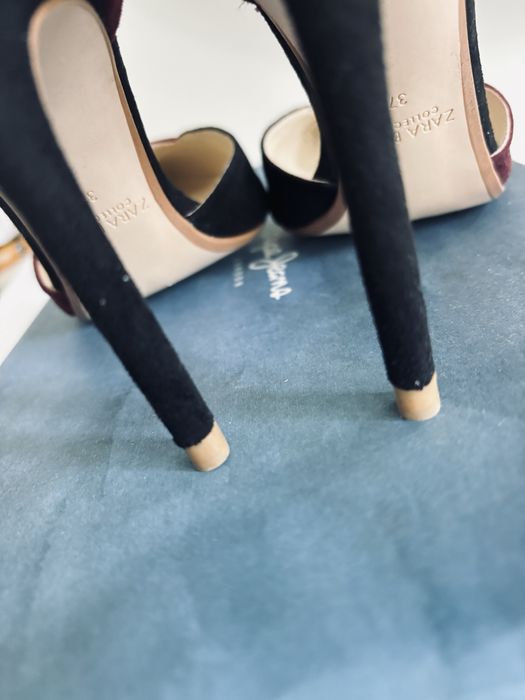 Дамски обувки Zara бордо