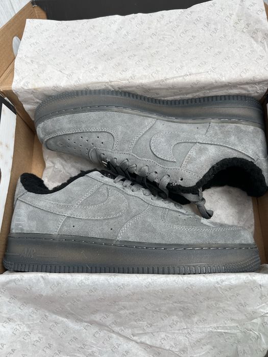 Nike Air Force 1 Low Grey Suede Winter