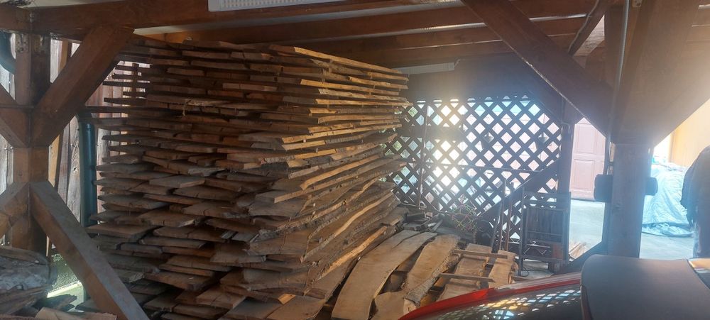 Cherestea de cires și larice uscată natural
