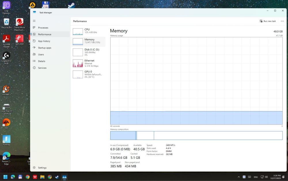PC Gaming RTX 4060 Ti | i5-10400 | 48GB RAM | Win 11 Pro
