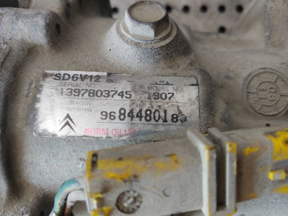compresor clima ac  1.4 hdi 8hz peugeot 206 207 307 1007 citroen c2 c3  9684480180