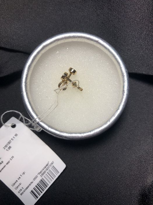 Золотые сережки детские