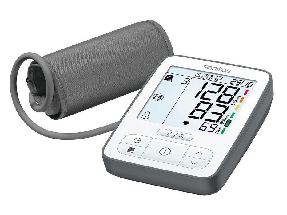 Tensiometru de braț SANITAS SBM 49, de incredere, nou sigilat Germania