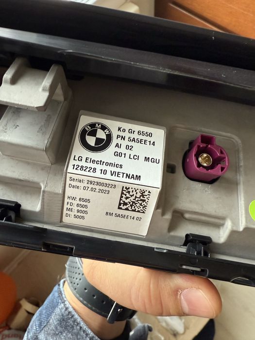 Мултимедия Дисплей Навигация 10.25 BMW x3 G01 x4 G02 5A5EE14