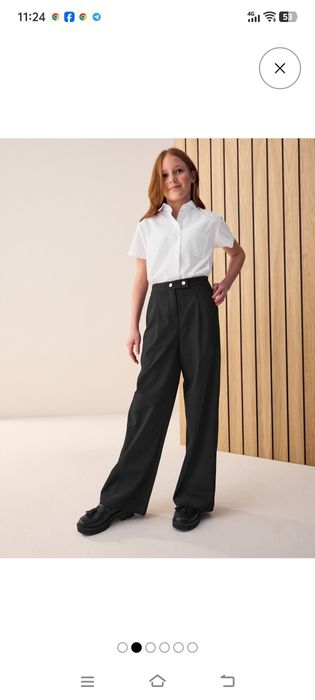 Новые школьные брюки на девочку