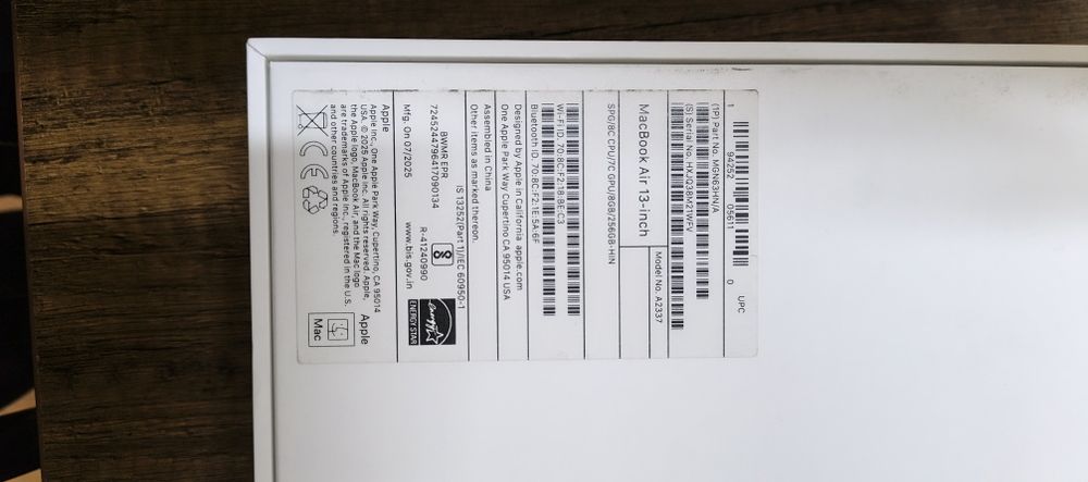 Macbook Air M1 8/256 100%