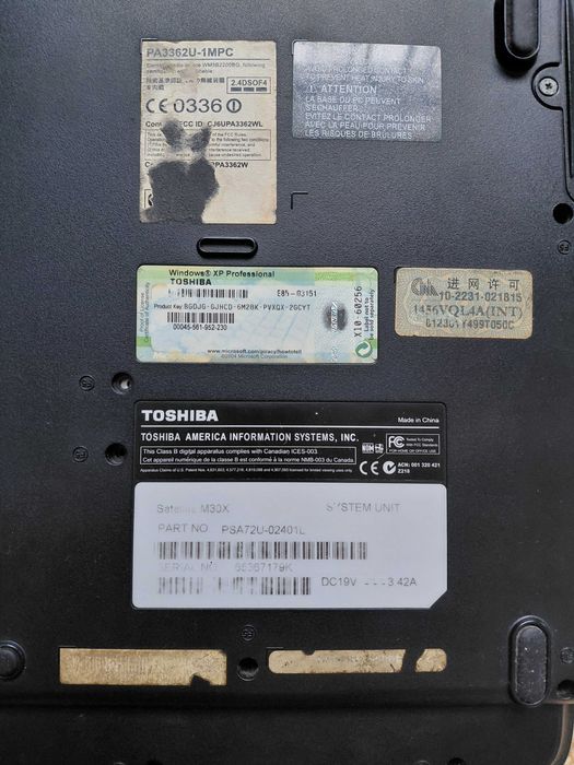 Продам ноотбук toshiba