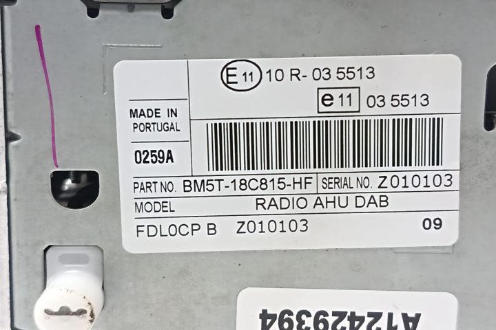 Unitate radio BM5T18C815HF Ford Focus a 3-a generatie