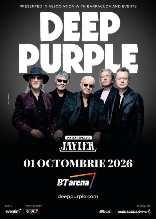 3 bilete Deep Purple-Cluj Arena