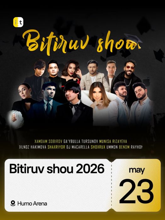 Билет Битирув Шоу 2026