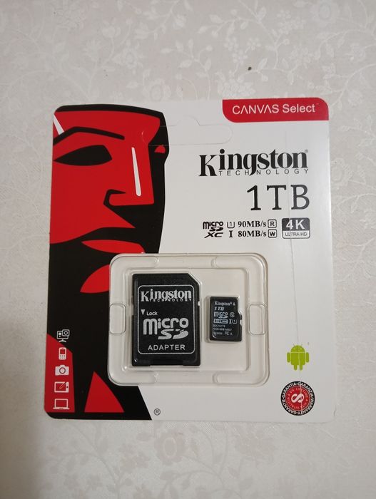 Микро СД. 1 ТБ. Для всех гаджетов.