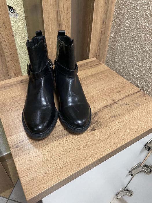 Сапоги, сапожки  кожанные