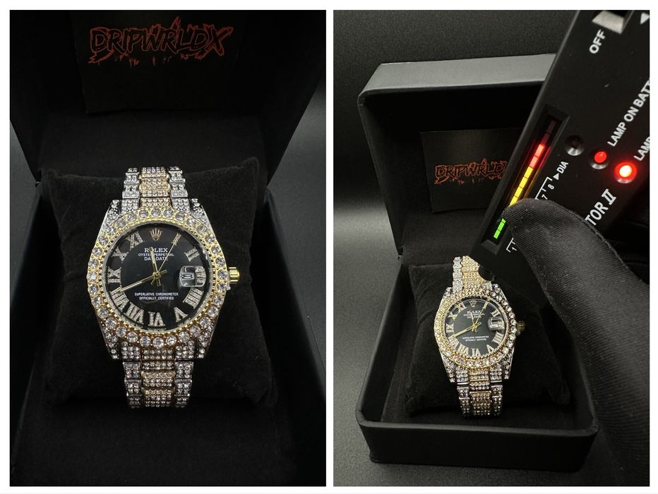 Rolex Datejust 40mm Мойсанит Диаманти Римски Циферблат Различни Модели