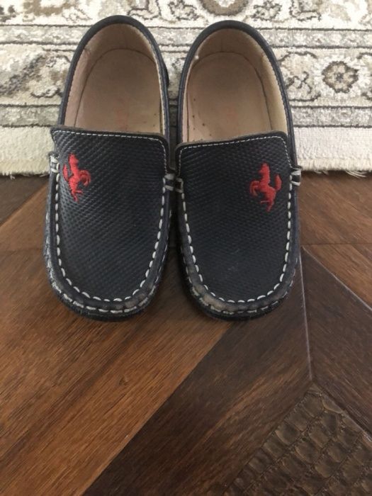 Кожанные мокасы