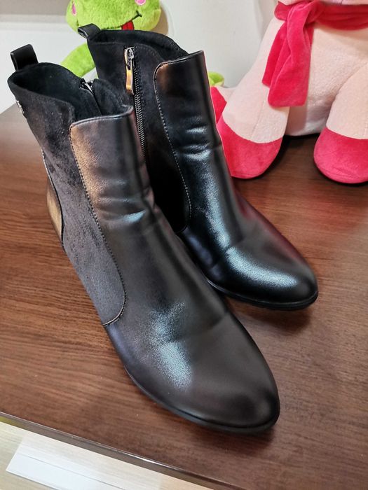 Дамски боти, естествена кожа