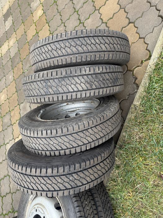 6 Roti iarna ford transit dublu 185/75/16c