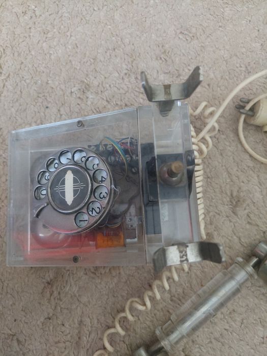 Telefon fix cu disc,rotita model retro,vintage,old,vechi