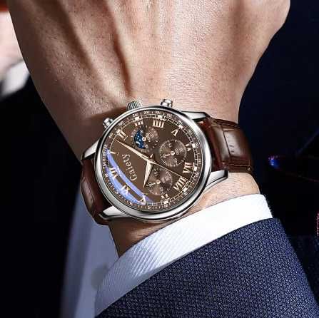 Ceas Barbati GAIETY High Quality Men's Luxury Belt Fashion Quartz