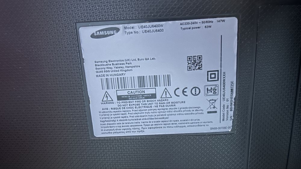 Samsung Smart TV 101 cm - 4K