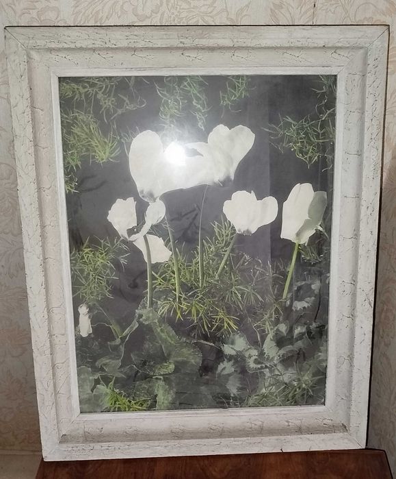 рамка за картина със стъкло от 70-те 57.6 / 46.9 / 5см.