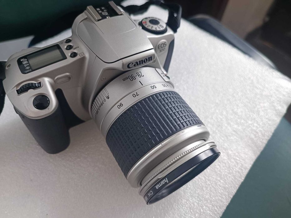 aparat foto slr film Canon EOS 300 cu  Canon EF 28-90mm f/4-5.6  functional