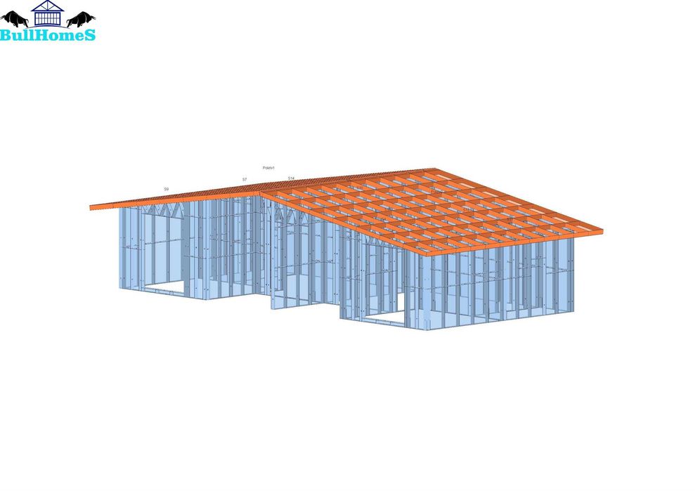 Къща,Бунгало,Преместваема къща,Сглобяеми къщи,Модулни,Жилищни-78м²