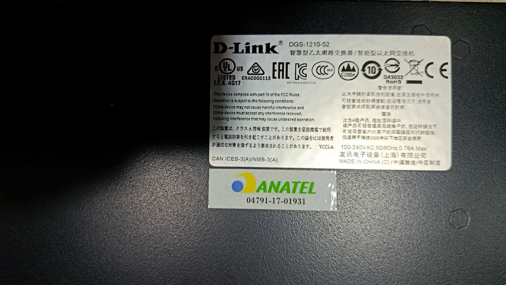 Комутатор D-link DGS-1210-52