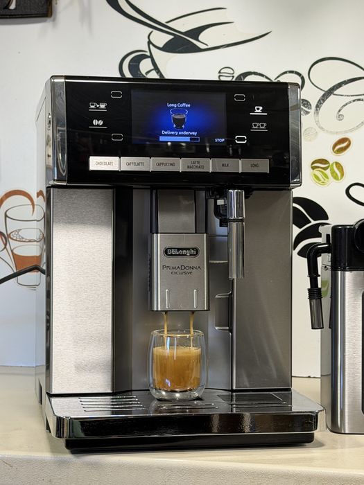 Кафемашина кафе автомат delonghi Primadonna Exclusive с гаранция