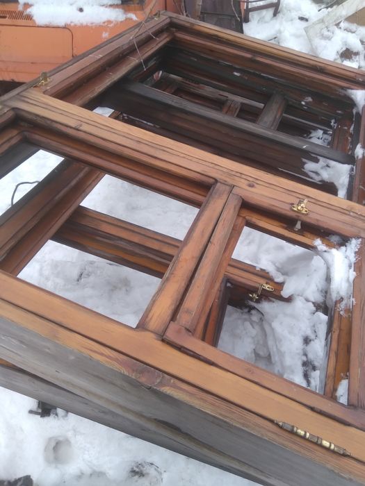 деревянные оконные блоки новые