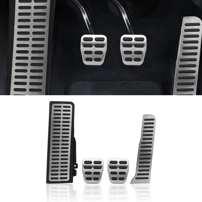 Ornament pedale inox footrest Vw Golf 5/6 Tiguan Eos Touran Audi A3