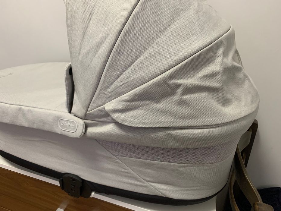Кош за новородено Cybex Cot S Lux Lava Grey