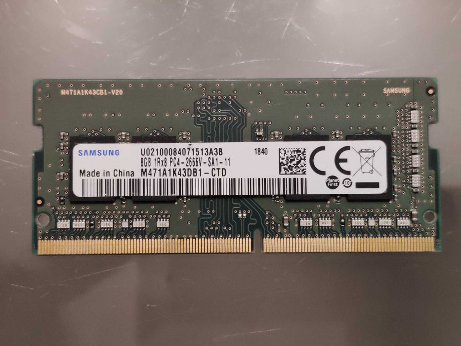 Продавам памети за лаптоп SO-DIMM DDR3 и DDR4 8GB Memory