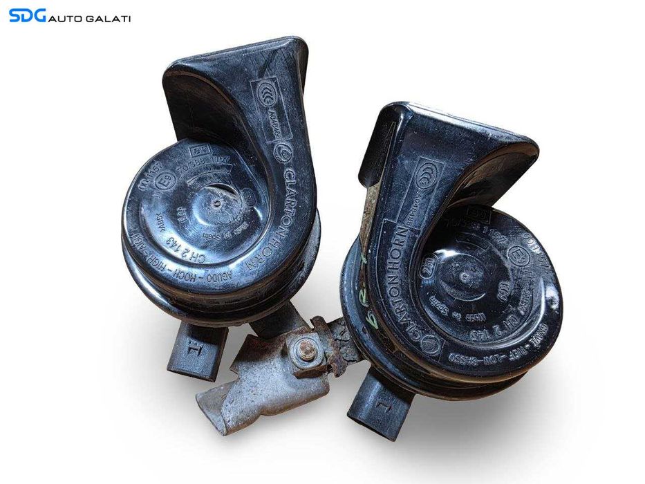 Set Claxon Claxoane Sonorizare High-Low Volkswagen Polo 6R 2009 - 2017 Cod 6R0951223A, 6R0951221A [N6038]