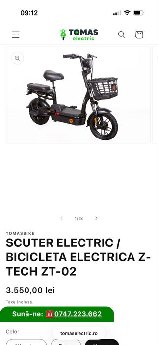Vand bicicleta electica ZTECH
