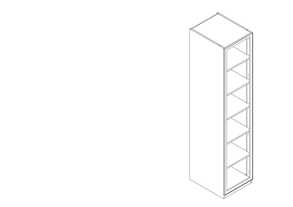 Модулен гардероб с LED осветление и датчик – 50 см