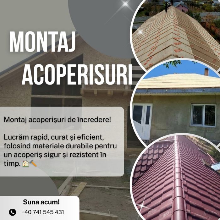 Montaj acoperisuri bilka