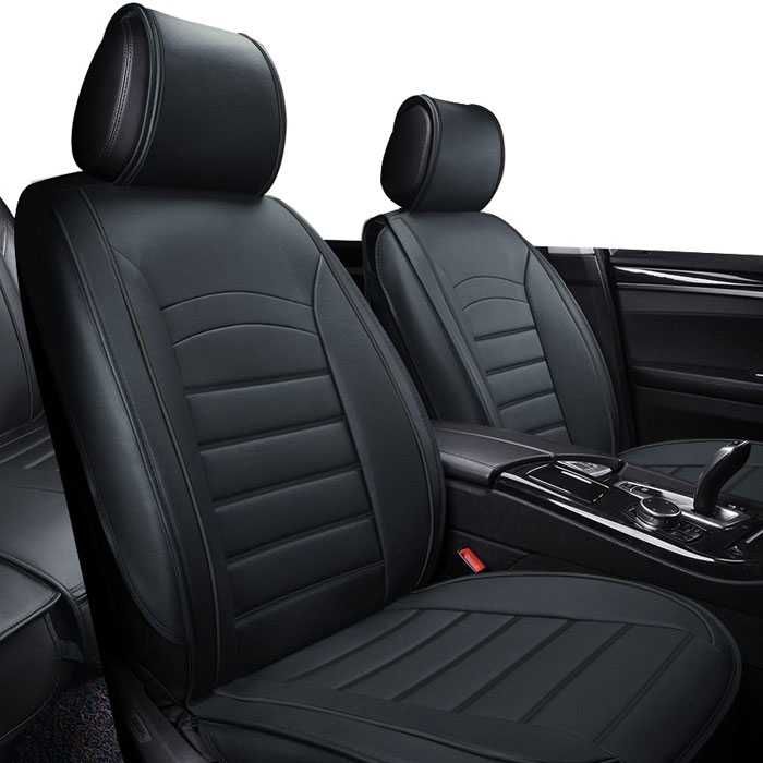 Луксозна кожена тапицерия за автомобил комплект 5бр. 2+3 калъфки