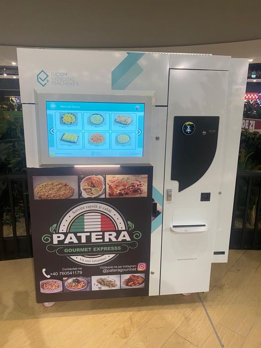 Automat vending mâncare caldă BICOM – ca nou, din Italia