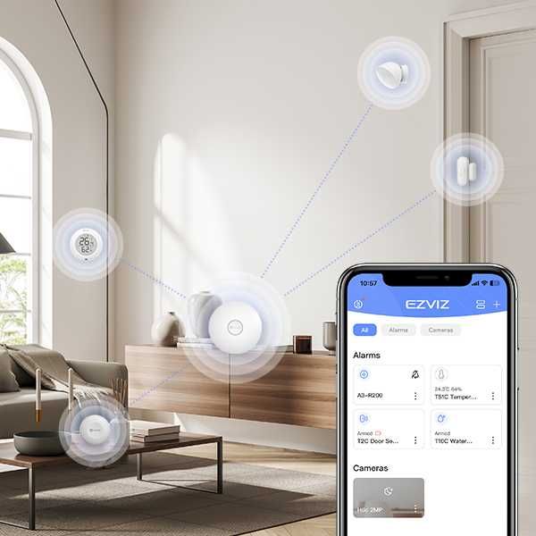 Smart Lock EZVIZ DL01 Pro – Умна Брава + Клавиатура + Хъб поддържа Matter